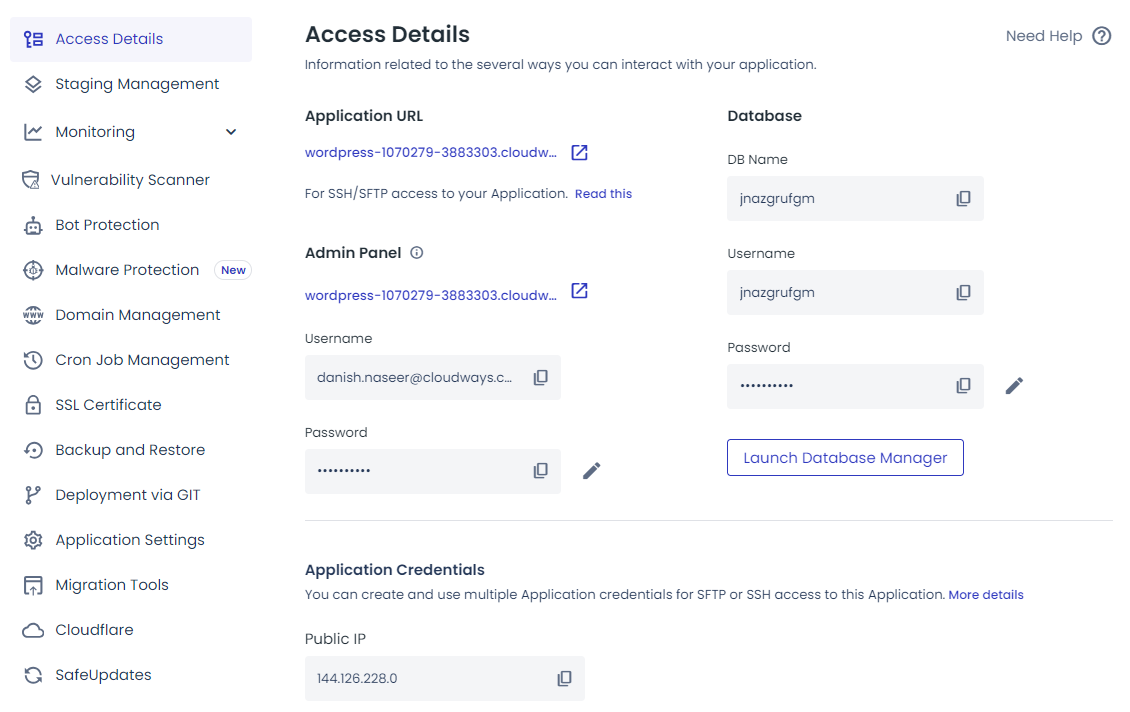 builtin features of cloudways platform