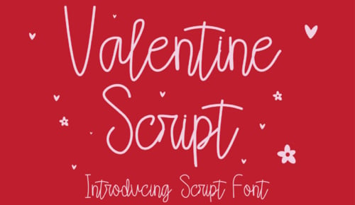 Home page of Valentine Script