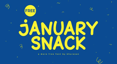 Home page of January Snack