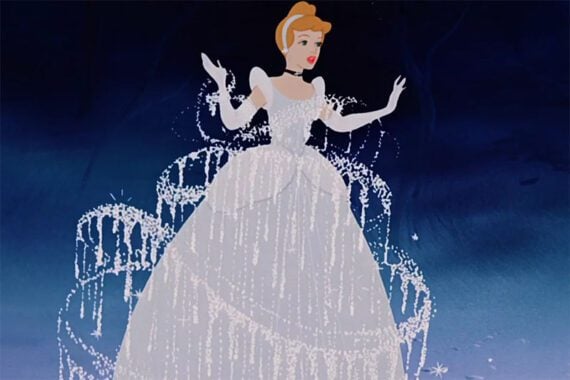 Screenshot of a Cinderella image