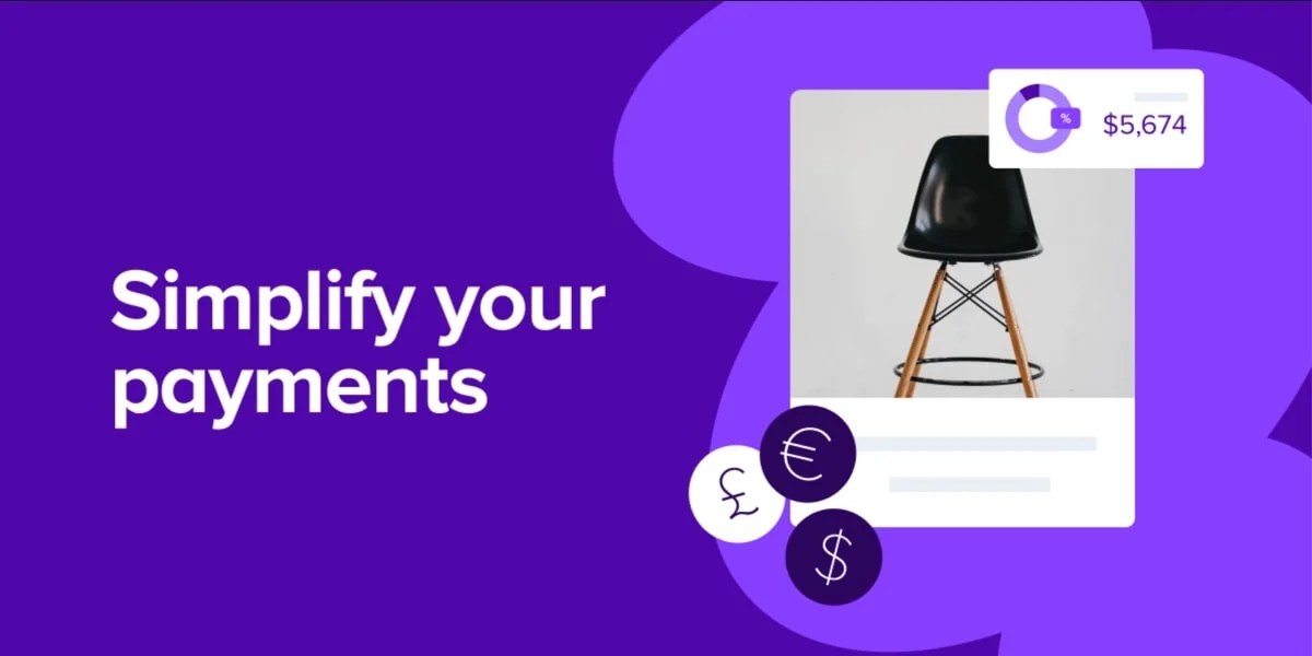 WooPayments with the text "simplify your payments"