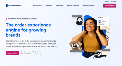 Home page of Deck Commerce Home page of Deck Commerce