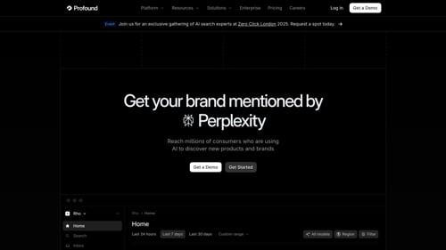 Home page of Profound