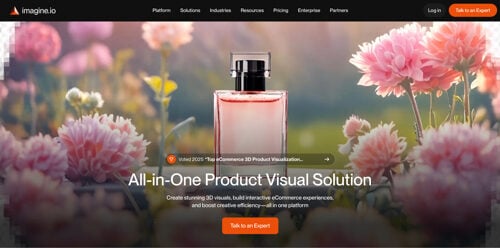 Home page of Imagine.io