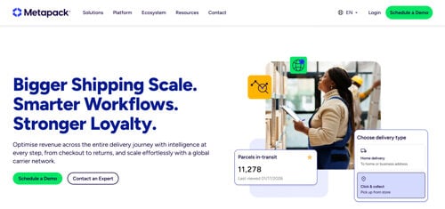 Home page of Metapack