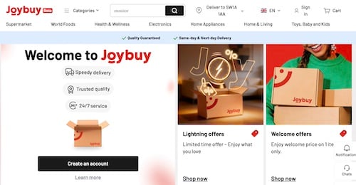 Home page of Joybuy