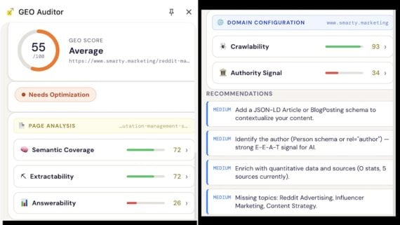 Chrome Extensions for GenAI Visibility