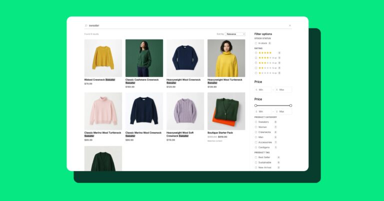 Jetpack Search now understands your WooCommerce catalog