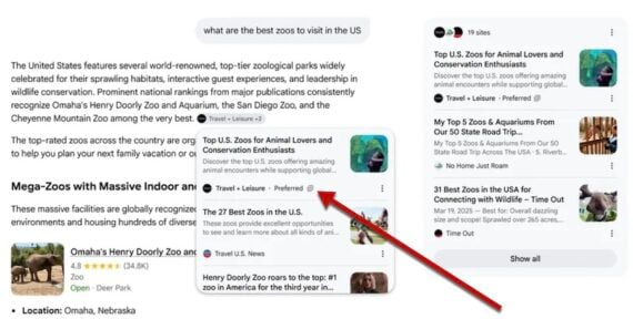 FAQs for Google’s ‘Preferred Sources’
