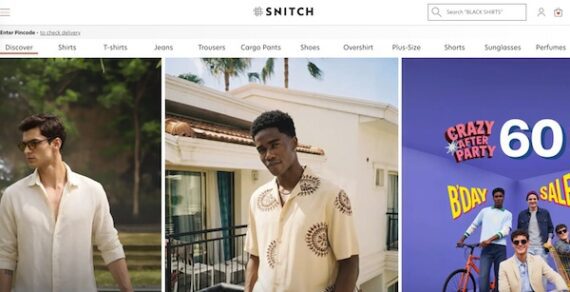 Home page of Snitch