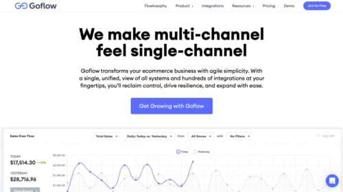 Home page of Goflow