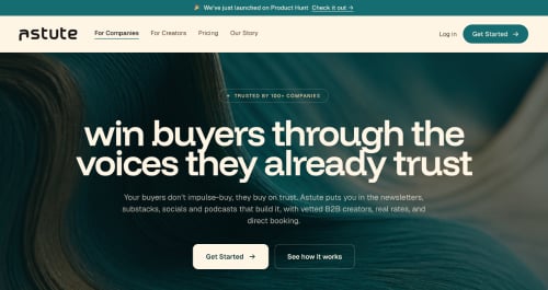 Home page of Astute