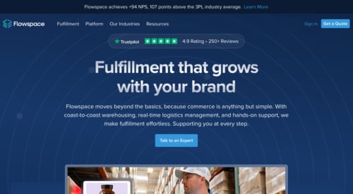 Home page of Flowspace
