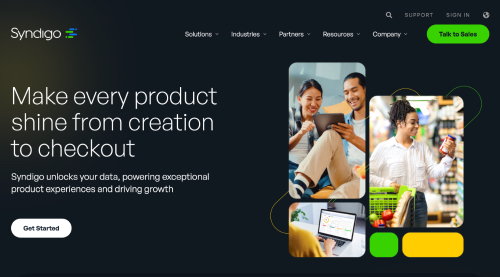 Home page of Syndigo