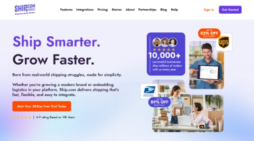 Home page of Runable